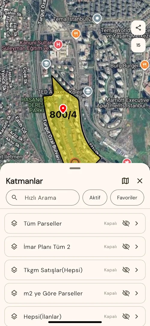 Harita katmanları